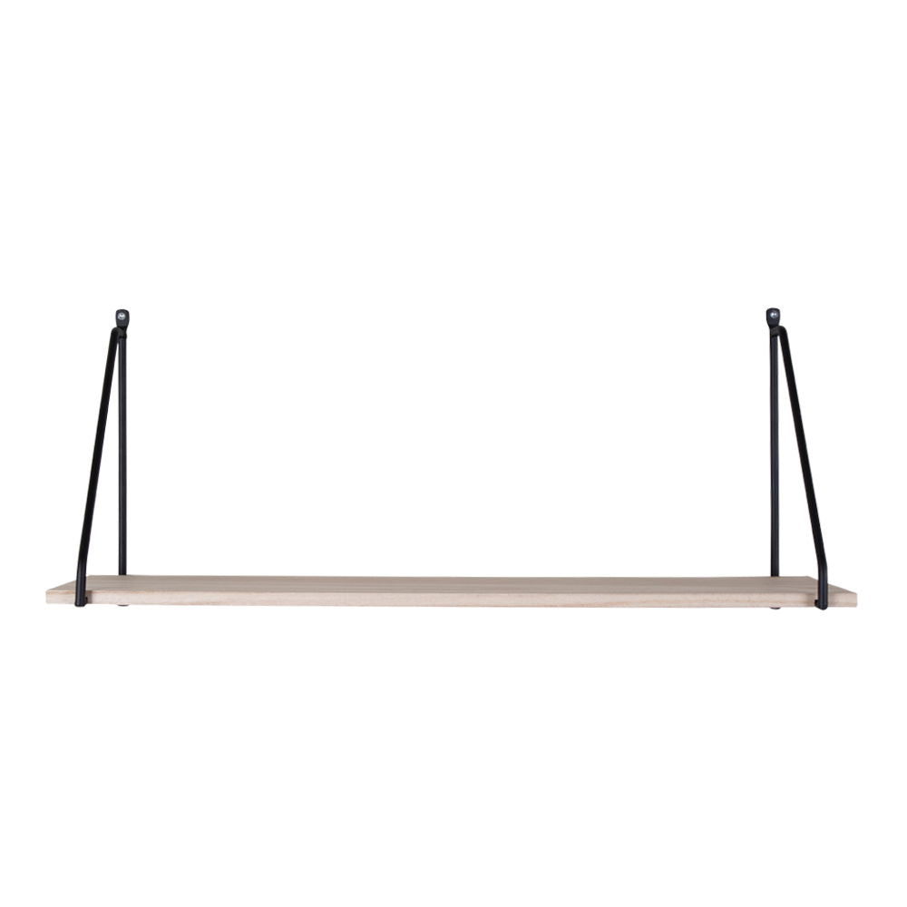 Wandregal – Holz, schwarzer Rahmen, klare Form - Arnhem | House Nordic