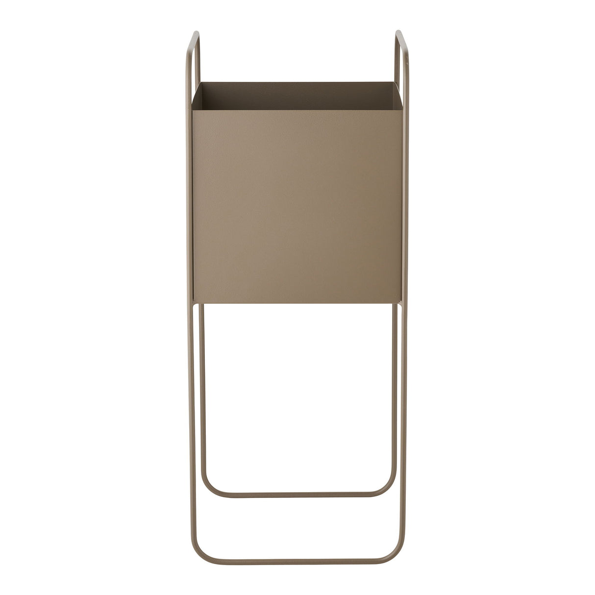 Blumentopf – Brauner Stahl, erhöhtes Gestell, 54 cm hoch | House Nordic