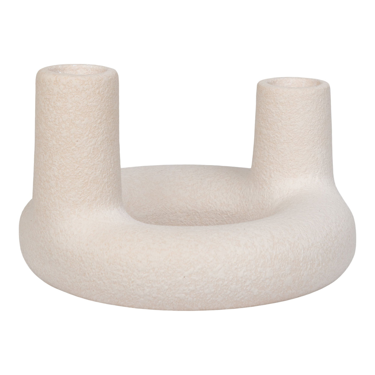 Kerzenhalter – Keramik Material, Beige Oberfläche, Minimalistisches Design | House Nordic