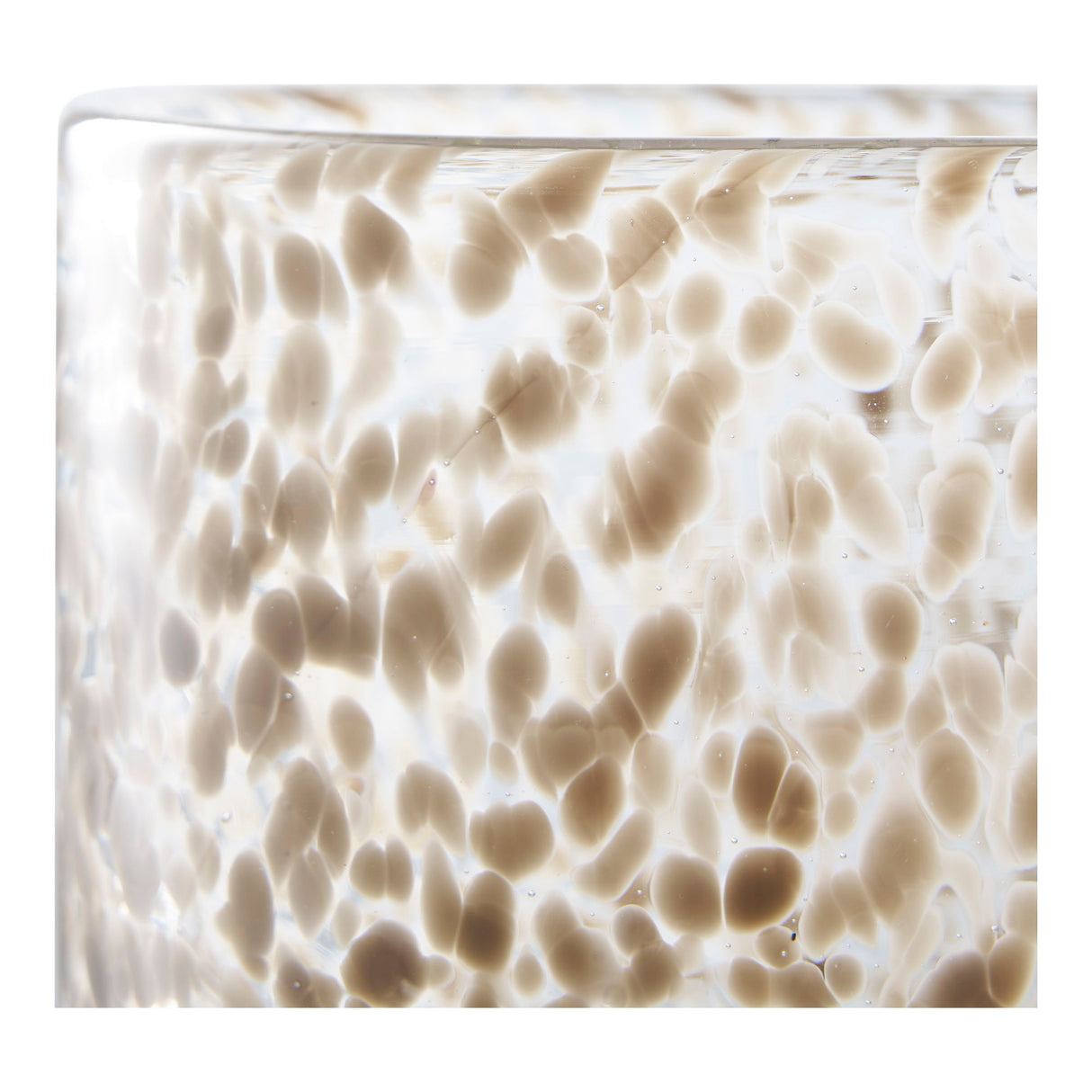 Kerzenhalter – Hellbraunes Glas, Strukturierte Oberfläche, 11,5 cm Höhe | House Nordic