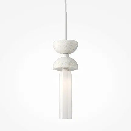 Pendant Lamp White Metal White Glass Spheres & Modern Design – Kyoto | Maytoni