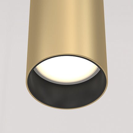 Pendelleuchte Mattgoldenes Aluminium, 10W GU10 LED, IP20 Schutzklasse – Focus | Maytoni - Esszett Luxury | Stilvolles Wohnen mit Charakter