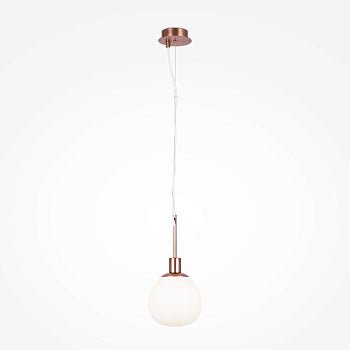 Pendelleuchte mit Opalglas - Diffusor und Messing - Finish im modernen Design – Erich | Maytoni - Esszett Luxury | Stilvolles Wohnen mit Charakter