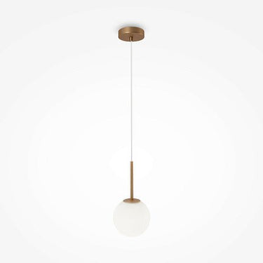 Pendelleuchte Modern Goldfarbenes Metall Mattweißes Glas LED 40 W – Basic Form | Maytoni - Esszett Luxury | Stilvolles Wohnen mit Charakter