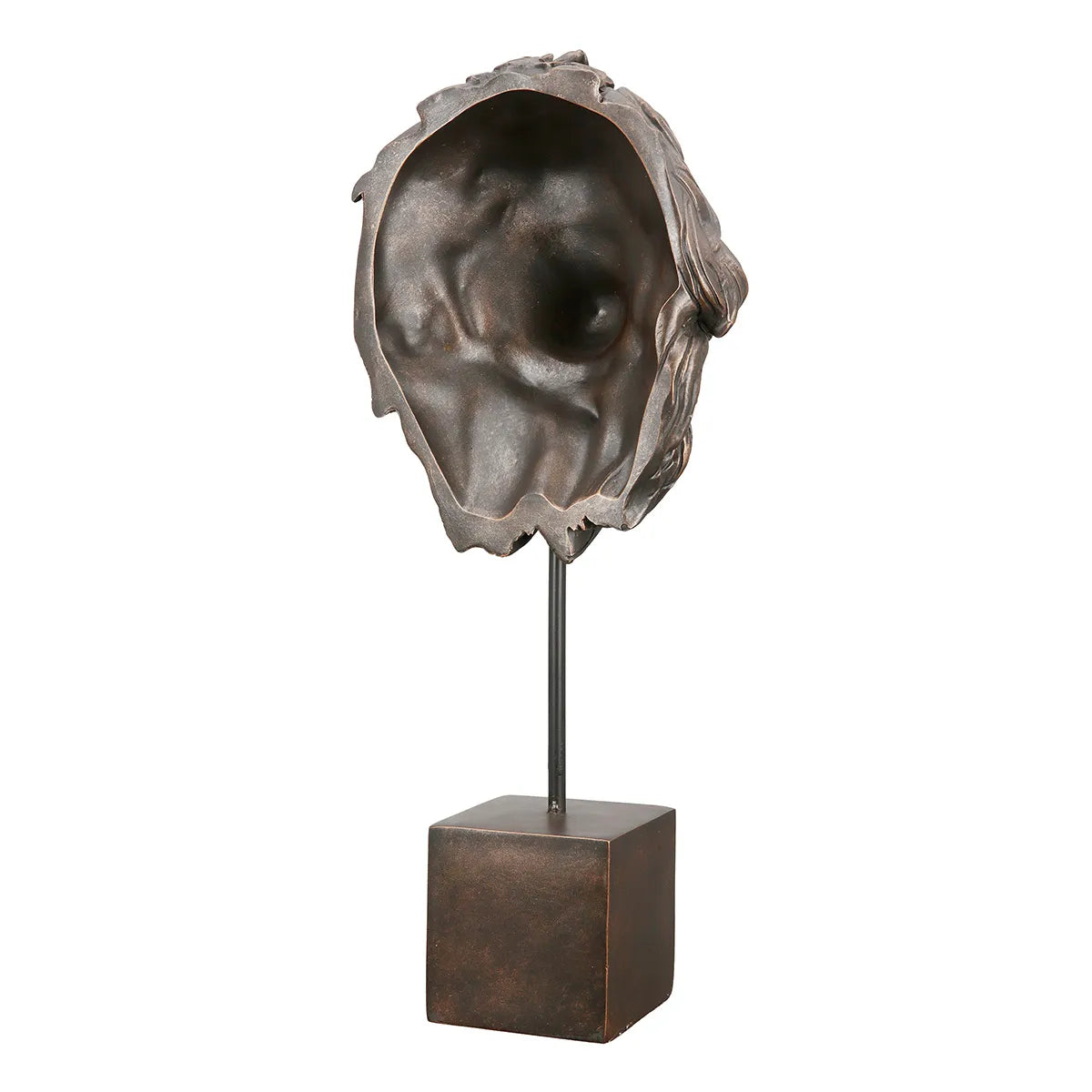 Skulptur – Bronzefarbene Optik, Löwenmotiv, Kunstharzfigur - Antique | Gilde