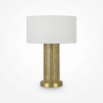 Tischleuchte klassisches Goldfinish & Kristallelemente – Impressive | Maytoni - Esszett Luxury | Stilvolles Wohnen mit Charakter