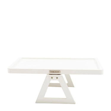 Armlehnentablett Beige, Rechteckig, Holz - Monogram Plateau De Fauteuil | Rivièra Maison - Esszett Luxury | Stilvolles Wohnen mit Charakter