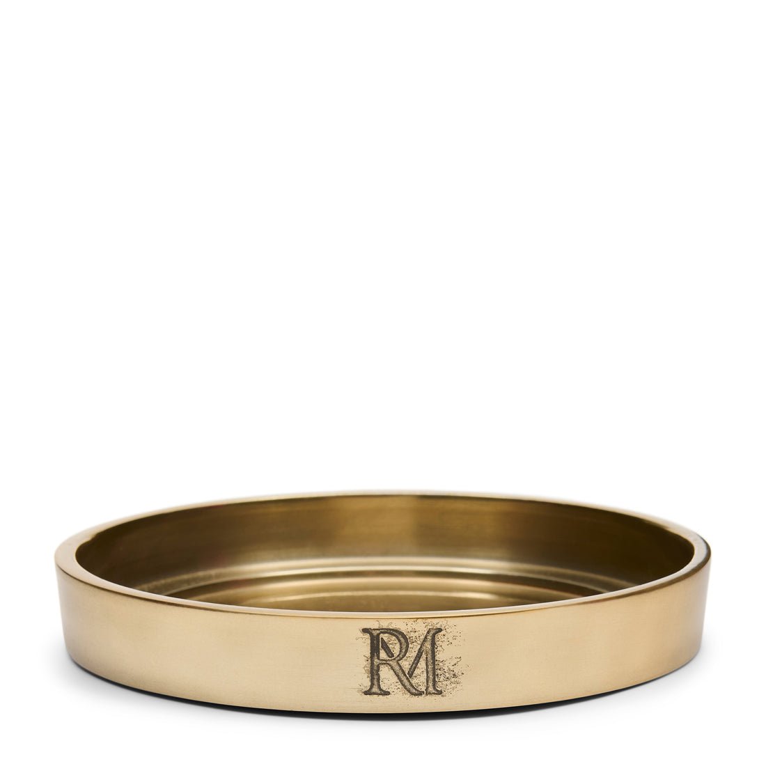 Kerzenhalter Goldfarbenes Aluminium mit RM - Monogramm – RM Maxime | Rivièra Maison - Esszett Luxury | Stilvolles Wohnen mit Charakter