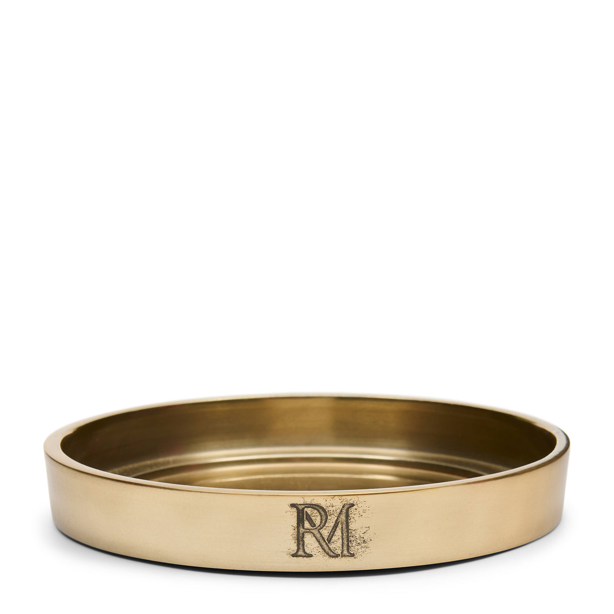 Kerzenhalter Goldfarbenes Aluminium mit RM - Monogramm – RM Maxime | Rivièra Maison - Esszett Luxury | Stilvolles Wohnen mit Charakter