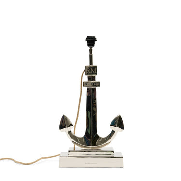 Tischlampe Silber Aluminium - Anker - Design | Rivièra Maison - Esszett Luxury | Stilvolles Wohnen mit Charakter
