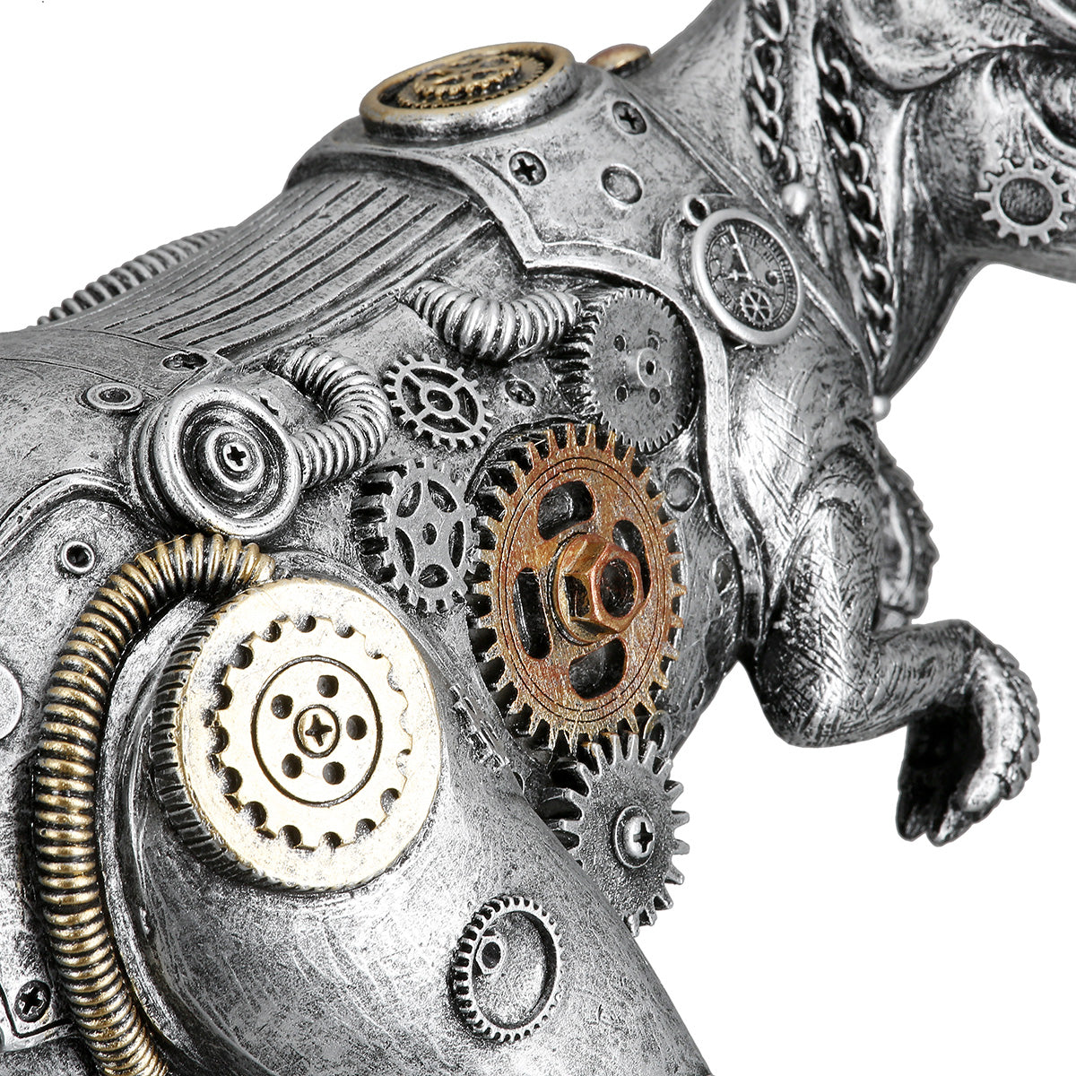 Skulptur – Metallische Optik, Kupferakzente, Steampunk Design - Steampunk T-Rex Dinosaur | Gilde