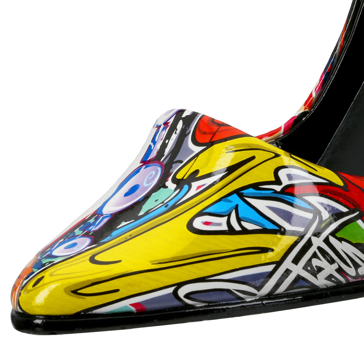 Flaschenhalter – Graffiti Muster, Glänzende Oberfläche, Mehrfarbige Optik - Street Art Pumps | Gilde