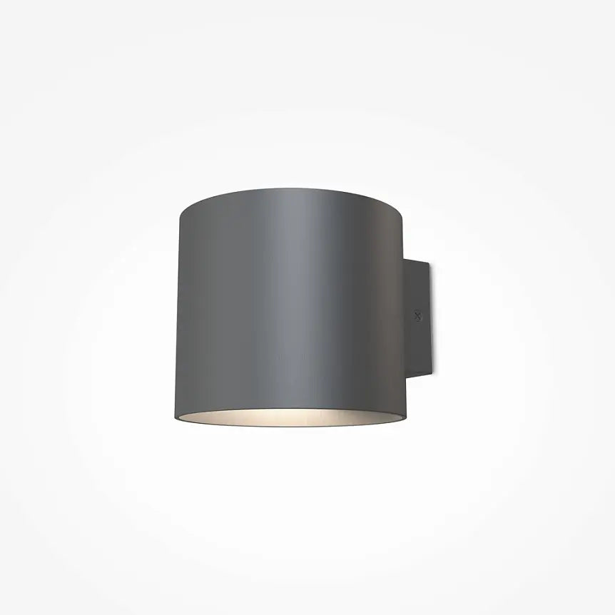 Wandleuchte – Schwarzes Aluminium, G9 Fassung, IP20 Schutz, Ø10 cm - Rond | Maytoni