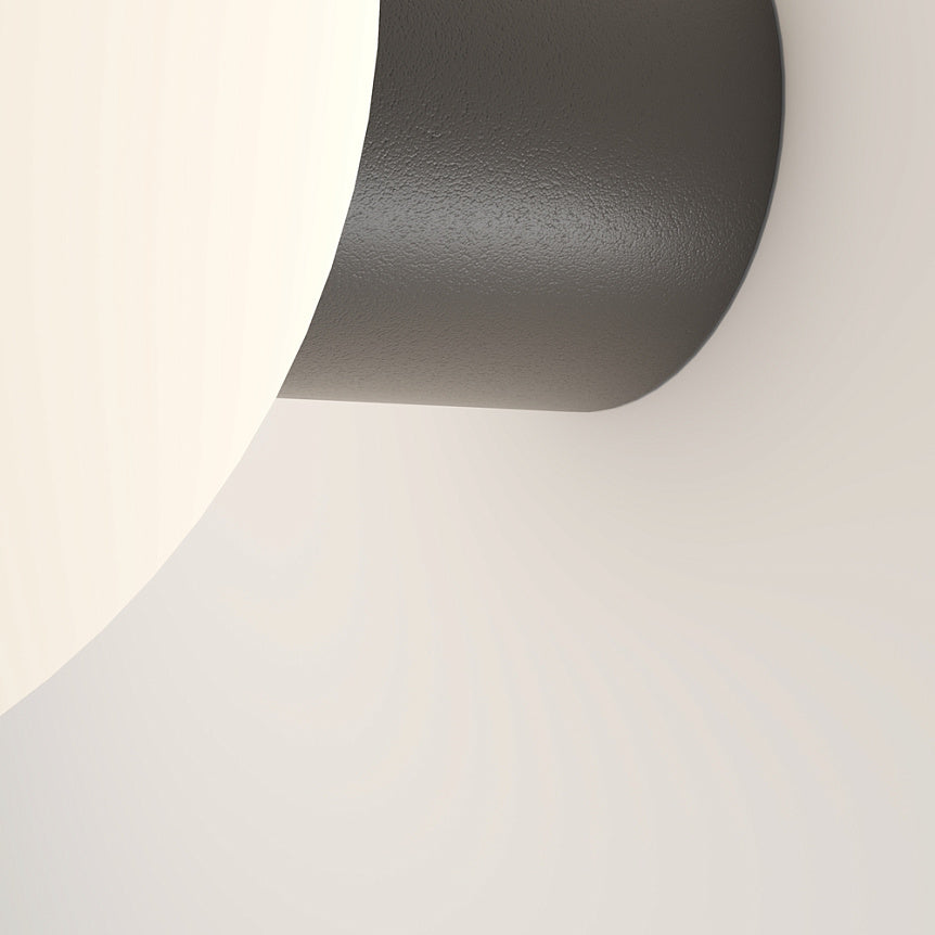 Wandleuchte – Schwarzes Aluminium, IP54 Schutz, 20 cm Ø - Bold | Maytoni