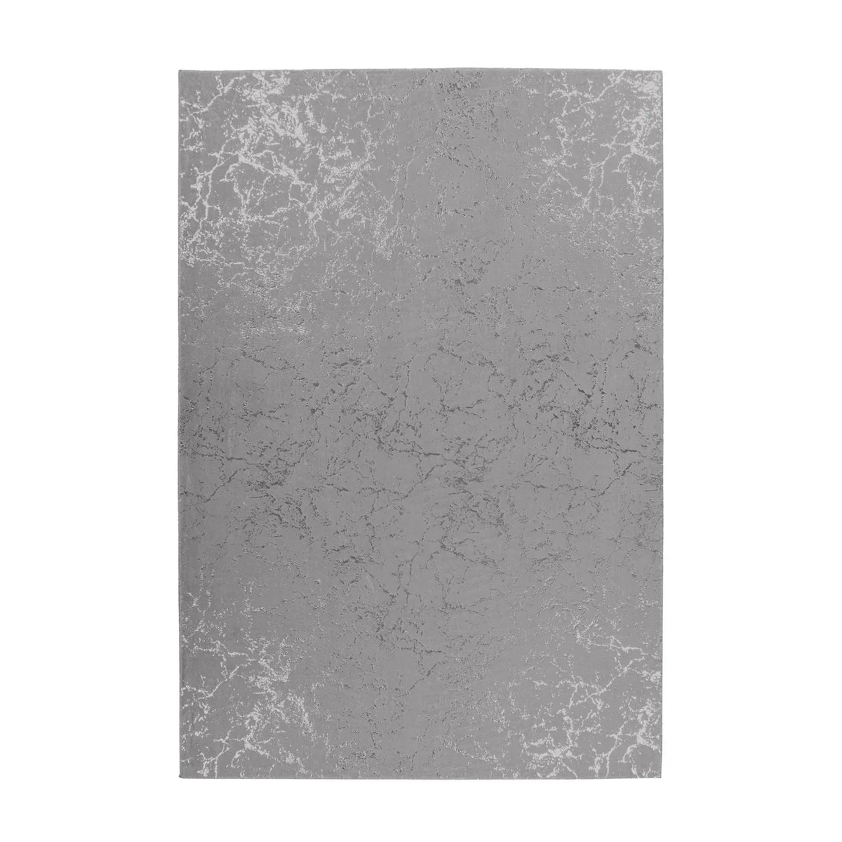 Teppich – Taupe / Silber Farbe, Weicher Flor, Glanz Muster, 170 cm - Bijou 225 | Kayoom