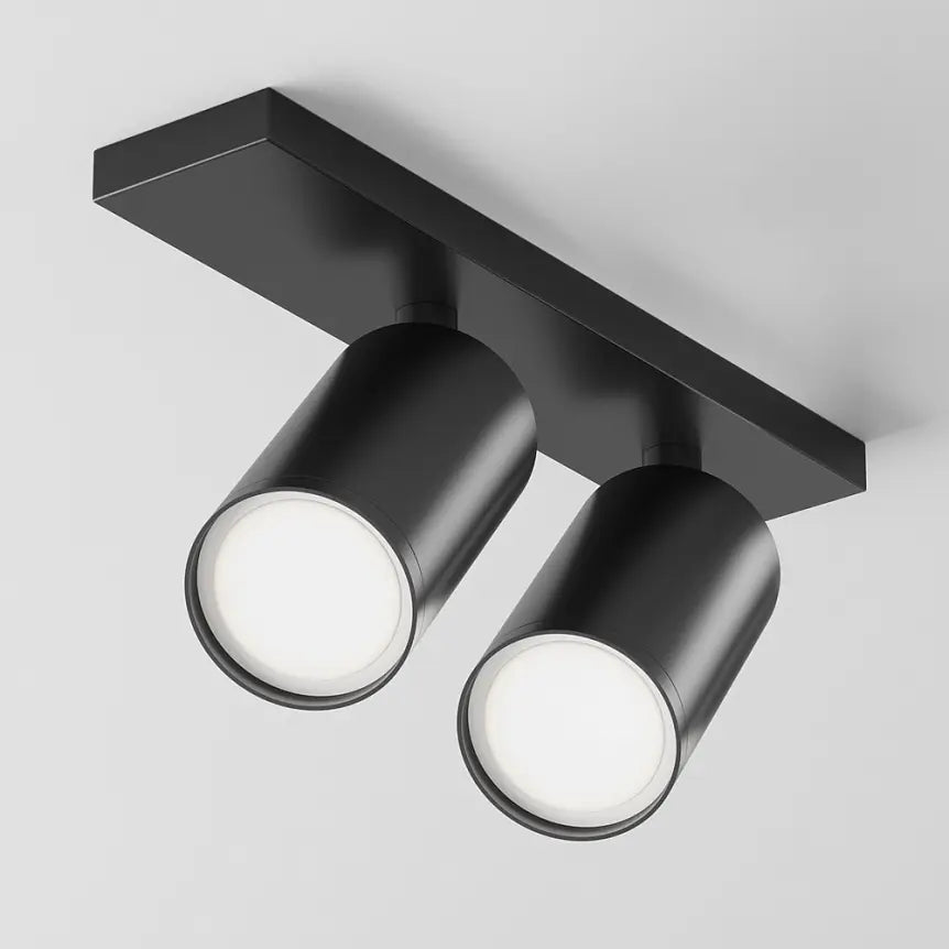 Ceiling Light Black Aluminum GU10 Socket – Focus S | Maytoni