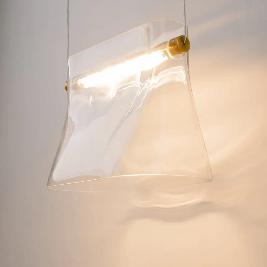 Brass wall lamp, metal base, transparent glass diffuser, integrated 8W LED 3000K – Cabaret| Maytoni