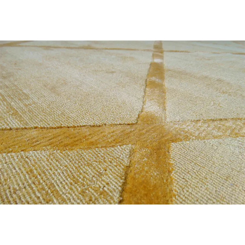 Viscose Material Carpet Retro Diamond Pattern Cotton Backing – Luxury 210 | Kayoom