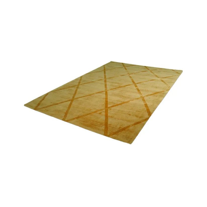 Rug Viscose Material Retro Diamond Design Cotton Back – Luxury 210 | Kayoom
