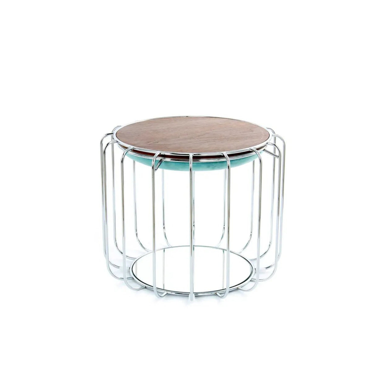 Tisch Samtbezug Spiegelglas - Oberfläche abnehmbares Oberteil – Comfortable 110 | Kayoom - Esszett Luxury | Stilvolles Wohnen mit Charakter