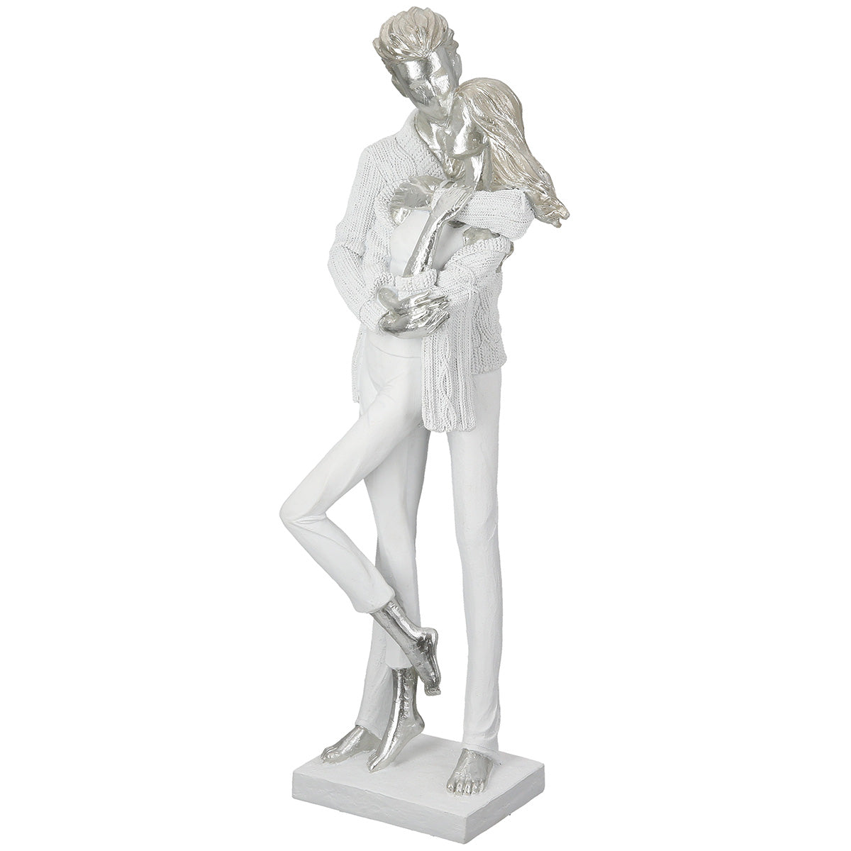 Skulptur – Paar Motiv, Metallische Optik, Ausdrucksstarke Form - Gemeinsam | Gilde