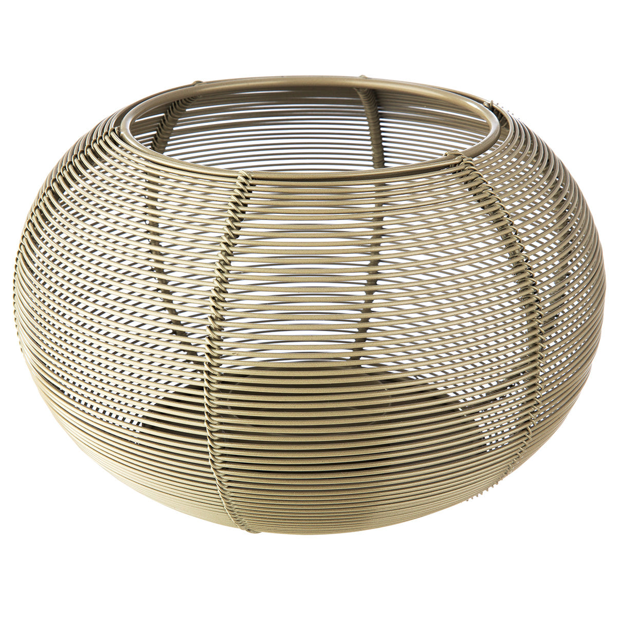 Windlicht – Gestreiftes Muster, Runde Form, 7.5cm Höhe - Rica | Gilde