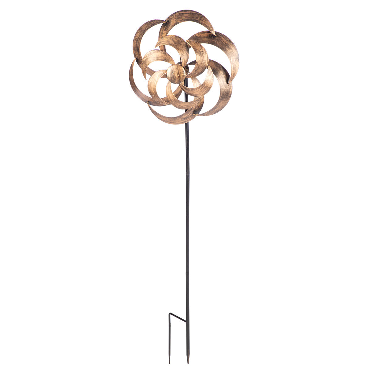 Windrad – Metall Design, Antik Finish, 106cm Höhe - Spiral | Gilde
