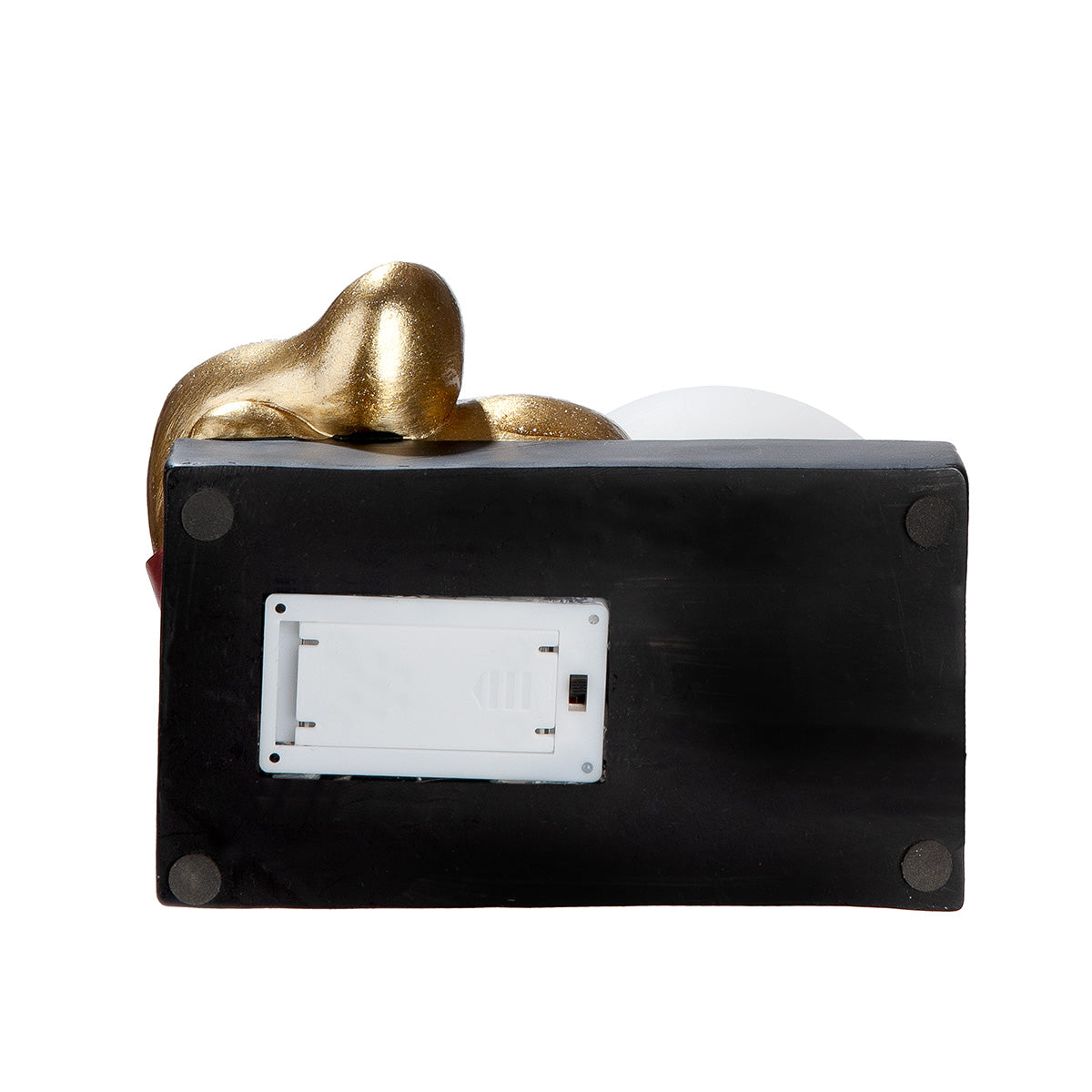 Tischleuchte – Glänzendes Kunstharz, Mattgold Finish, Bären Design - Helen | Gilde