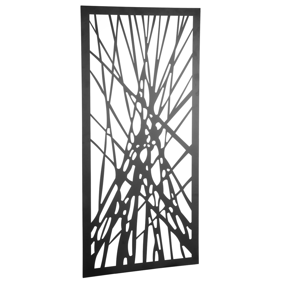 Wandrelief – Metall Design, Mattes Finish, Geometrisches Muster - Contrail | Gilde