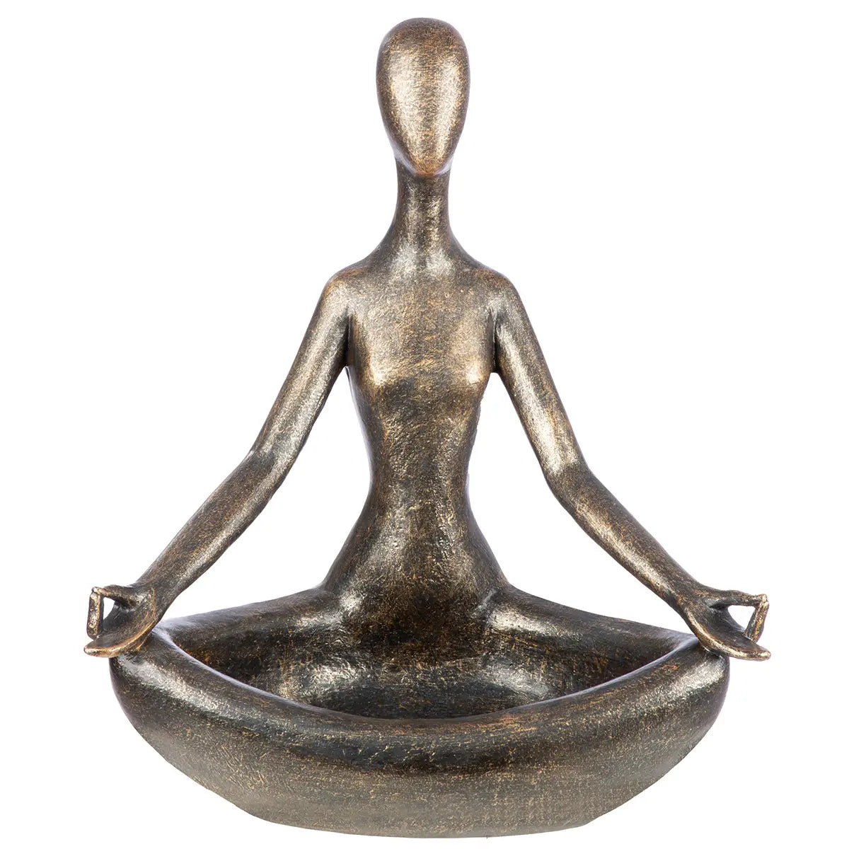 Skulptur – Antike Bronze, Wetterfeste Oberfläche, Ruhige Ausstrahlung - Relaxing | Gilde
