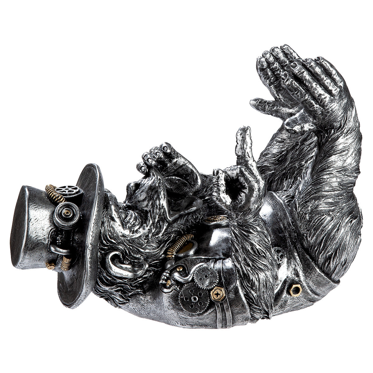 Flaschenhalter – Steampunk Stil, Kunstharz Material, Antik Finish - Steampunk Monkey | Gilde