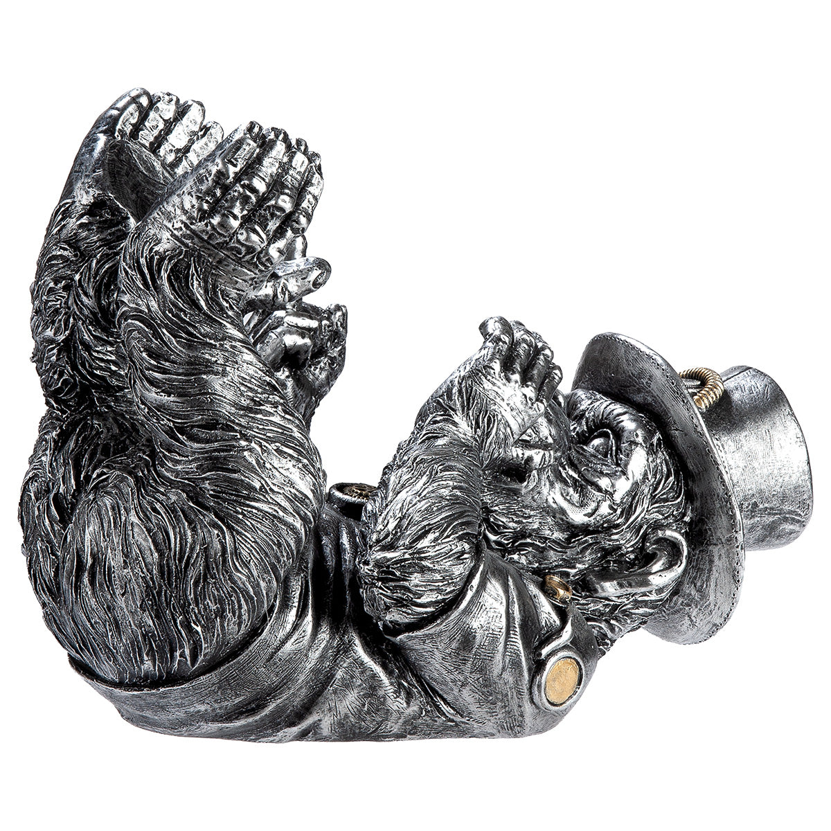 Flaschenhalter – Steampunk Stil, Kunstharz Material, Antik Finish - Steampunk Monkey | Gilde