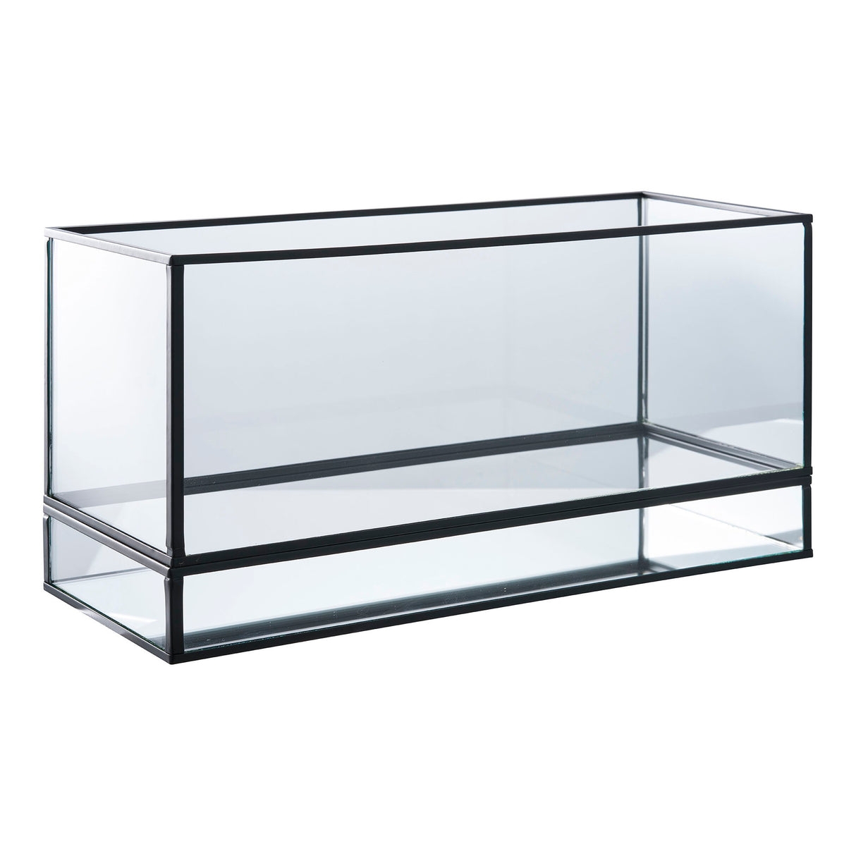 Candle Holder - Glass Metal, Clean Lines, Hurricane Shape, Elegant Appearance - Hurricane | House Nordic