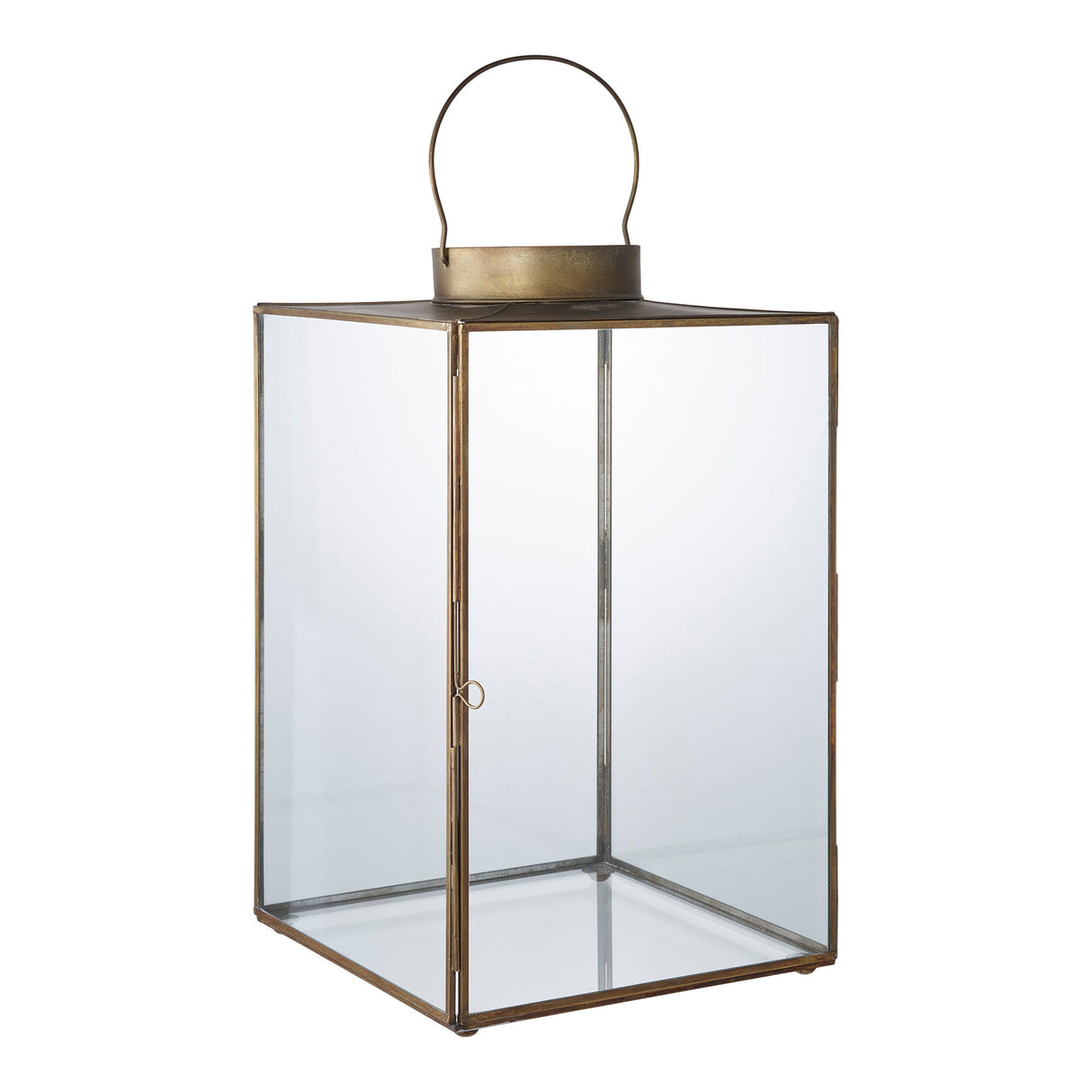 Lantern – Metal & Glass, elegant brass look, atmospheric lighting effect – Mohali | House Nordic