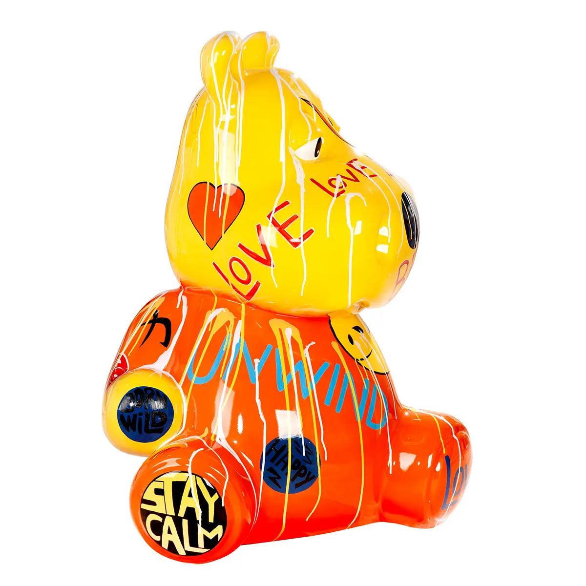 Dekofigur – Hippoform, Luxuriöse Ausstrahlung, Eindrucksvolle Farbgebung, 110 cm - Nilly | Gilde