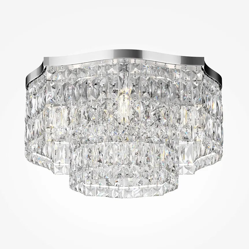Ceiling Light Chrome 6×E14 Crystal Pendants – DIA005CL-06CH | Maytoni