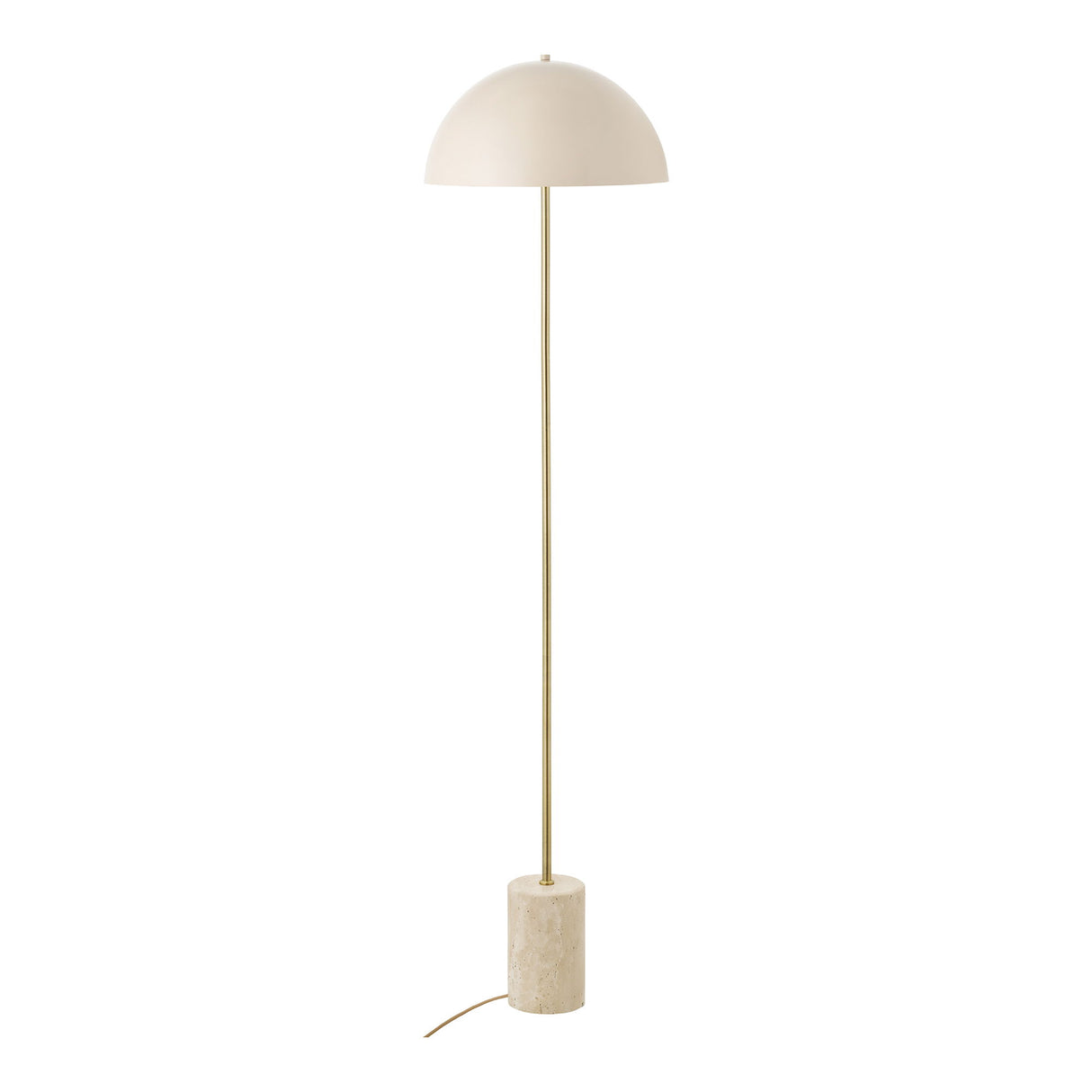 Stehleuchte – Marmorsockel, Stahlgestell, 155 cm Höhe - Sheffield | House Nordic
