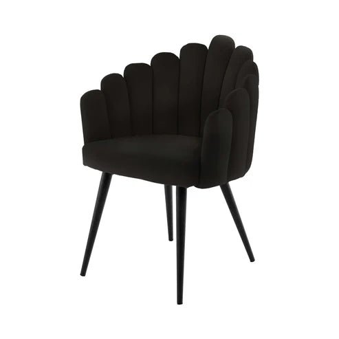 Stuhl mit samtweichem Bezug, ergonomischer Form und stabilem Metallgestell – Jeane 625 | Kayoom - Esszett Luxury | Stilvolles Wohnen mit Charakter
