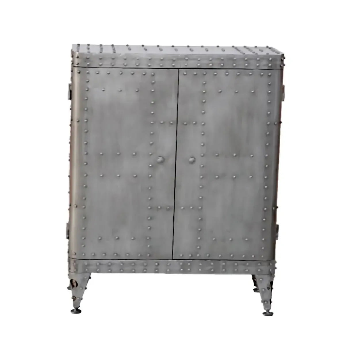 Sideboard – Markante Metalloptik, Industrielle Ästhetik, Charakterstarkes Design, 114 cm - Aviation | Gilde