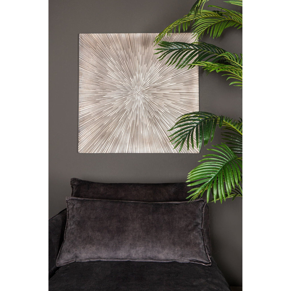 Wandpaneel aus MDF - Holz mit gerippter Struktur & quadratischem Design L – Zapp | PTMD - Esszett Luxury | Stilvolles Wohnen mit Charakter