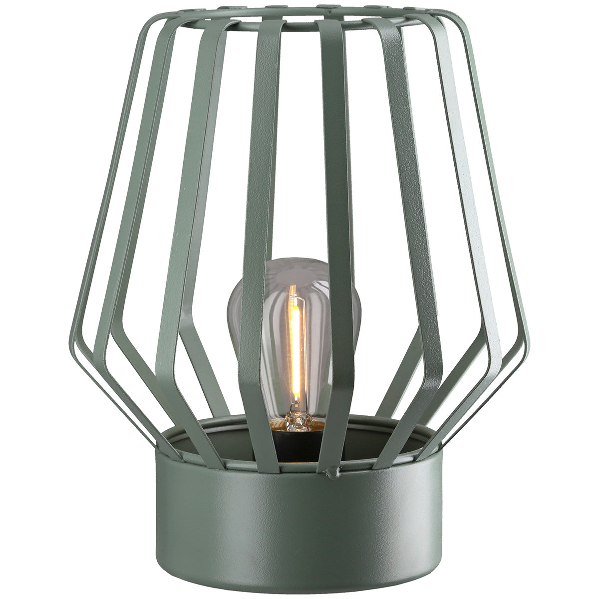 LED-Windlicht – Offene Lamellenstruktur, Käfig Design, Timer Funktion - Pavone | Gilde