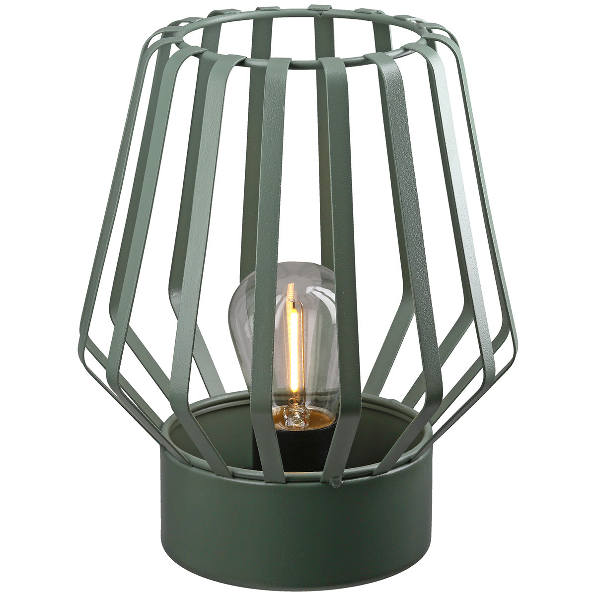 LED-Windlicht – Offene Lamellenstruktur, Käfig Design, Timer Funktion - Pavone | Gilde