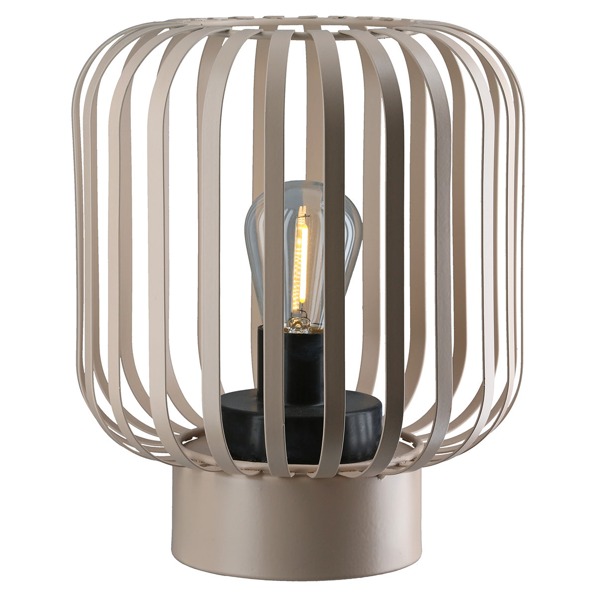 LED-Windlicht – Offene Lamellenstruktur, Zylindrische Form, Timer Funktion - Pavone | Gilde