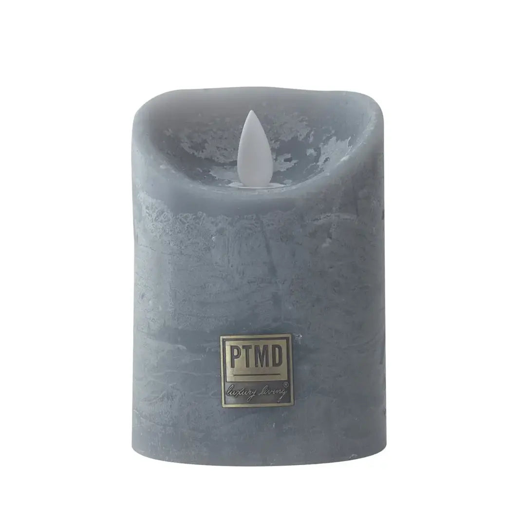 LED Candle L with moving flame and timer function - battery operated | PTMD