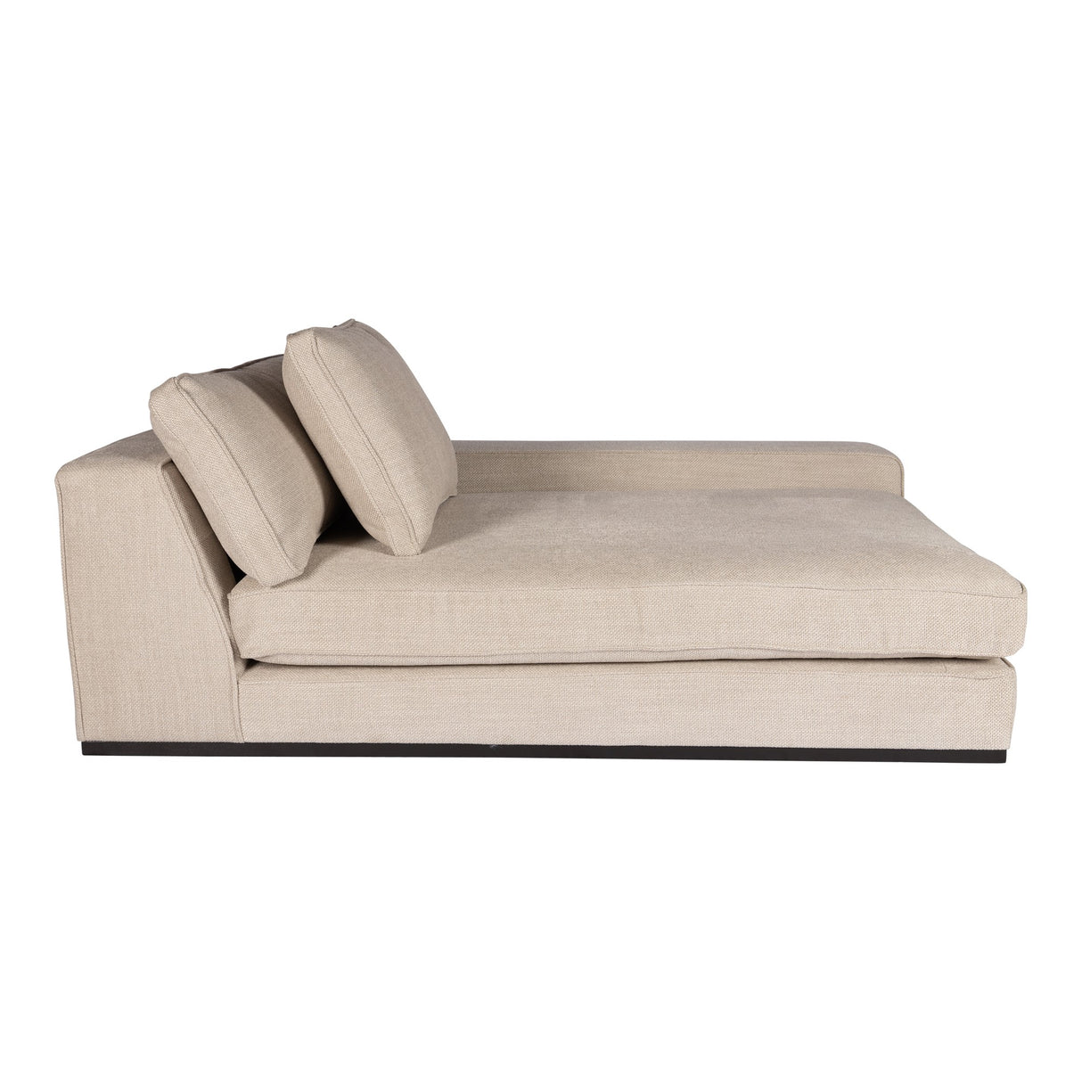 Block Sofa Silent 01 Natural Chaise Longue right