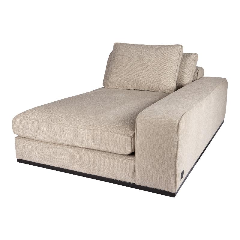 Block Sofa Silent 01 Natural Chaise Longue right