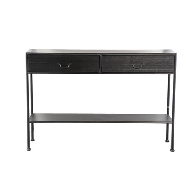 Beistelltisch aus Holz, Metallrahmen, zwei Schubladen – Ray | PTMD - Esszett Luxury | Stilvolles Wohnen mit Charakter