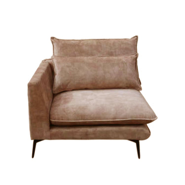 Sofa - Element aus Stoff, weiches gepolstertes Finish, linker Arm – Flow | PTMD - Esszett Luxury | Stilvolles Wohnen mit Charakter