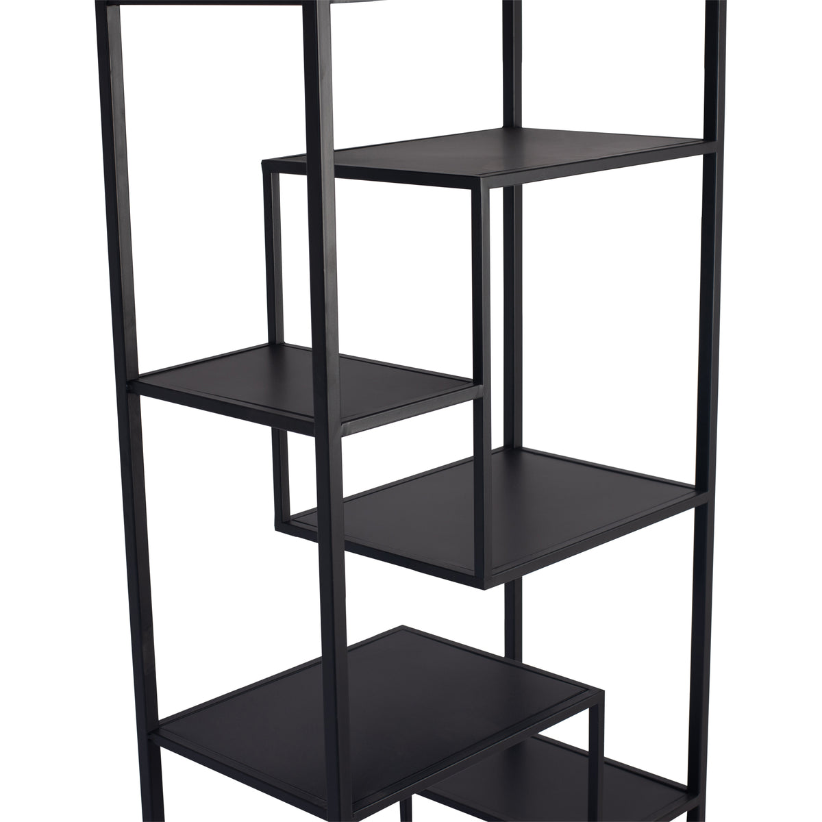 Iron Gold Cabinet with Open Shelf Design – Duana| PTMD