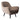 Sessel aus Stoff, Holzbeinen, moderne Polsterform – Donny | PTMD - Esszett Luxury | Stilvolles Wohnen mit Charakter